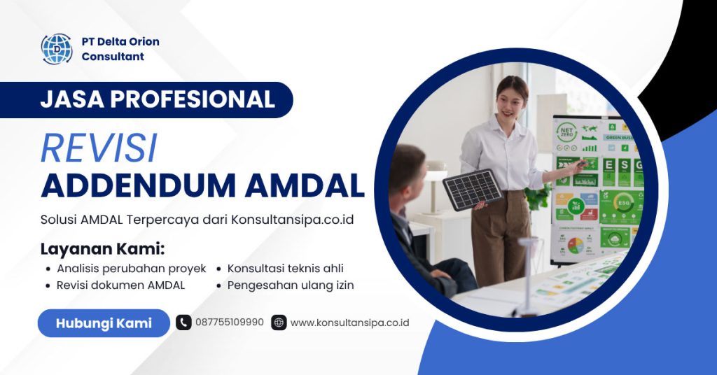 jasa revisi addendum amdal by pt delta orion konsultan