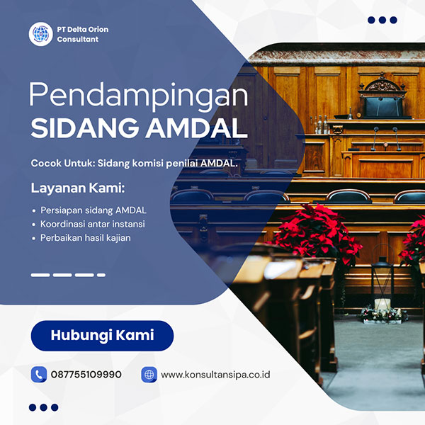pendampingan sidang amdal by pt delta orion konsultan