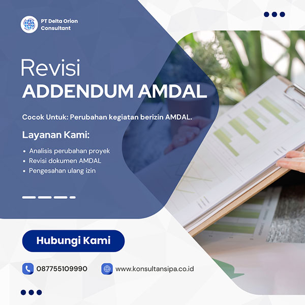 revisi addendum amdal by pt delta orion konsultan