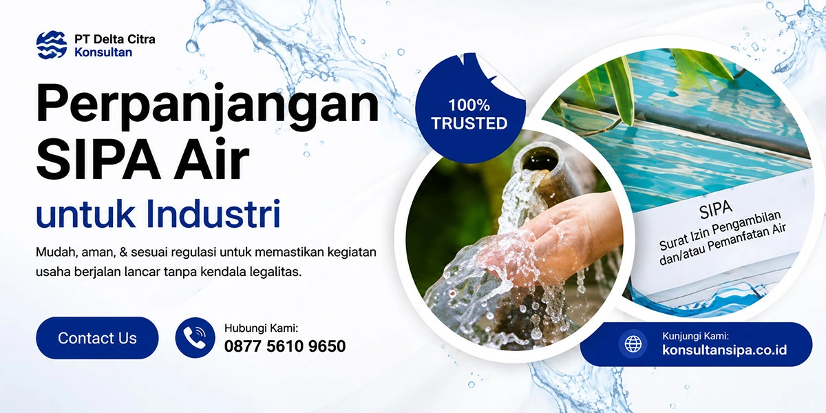 proses perpanjangan SIPA air untuk industri