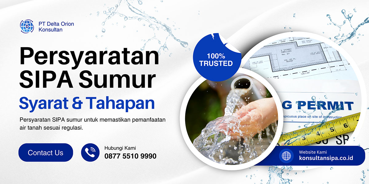 persyaratan sipa air sumur