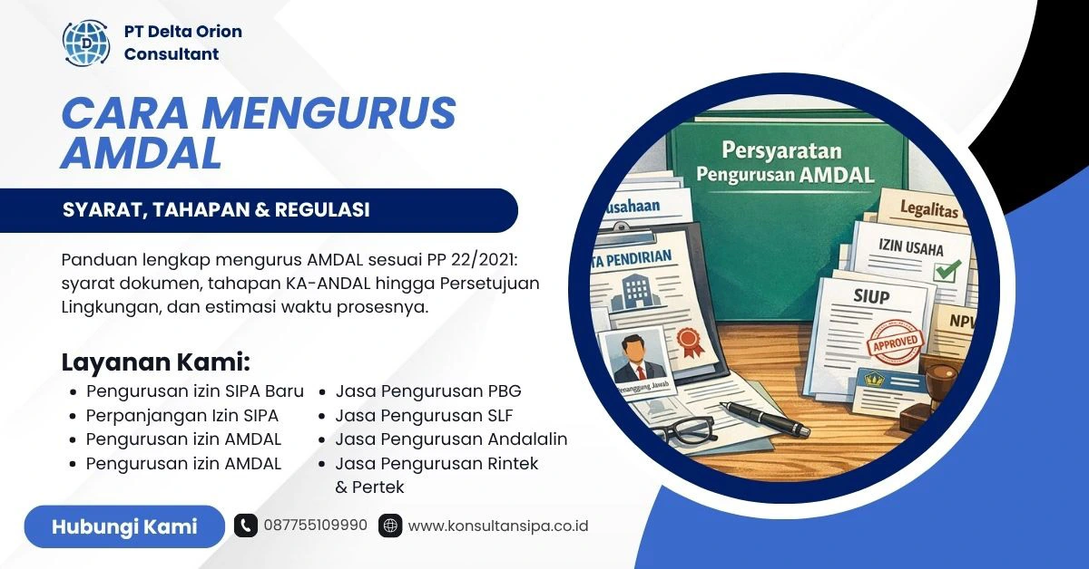 syarat dan tahapan pengurusan dokumen AMDAL di Indonesia