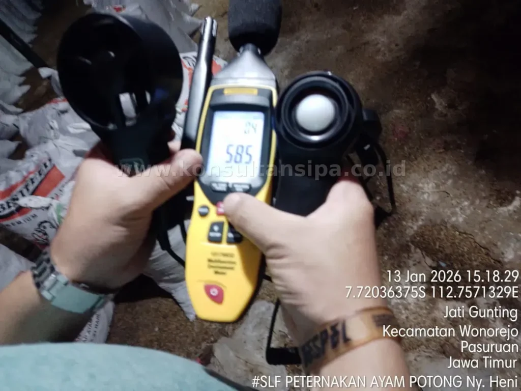 pengukuran lingkungan lux meter slf