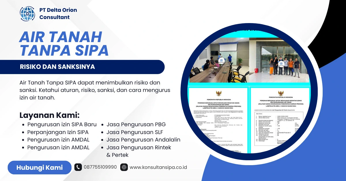 air tanah tanpa sipa